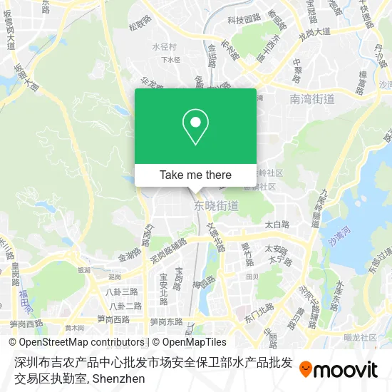 深圳布吉农产品中心批发市场安全保卫部水产品批发交易区执勤室 map