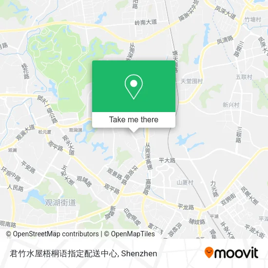 君竹水屋梧桐语指定配送中心 map