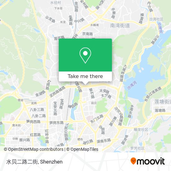 水贝二路二街 map