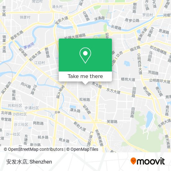 安发水店 map