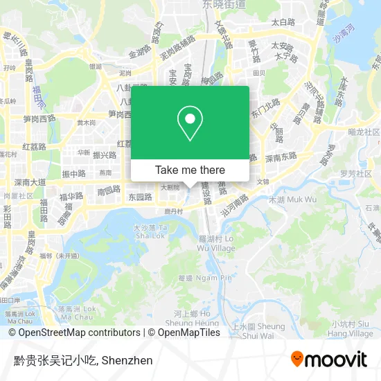 黔贵张吴记小吃 map