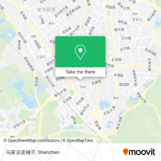 马家凉皮铺子 map