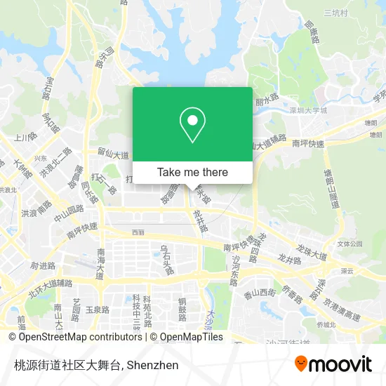 桃源街道社区大舞台 map