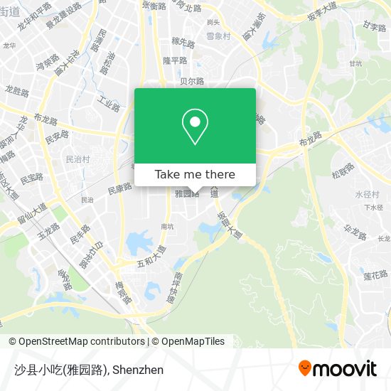 沙县小吃(雅园路) map