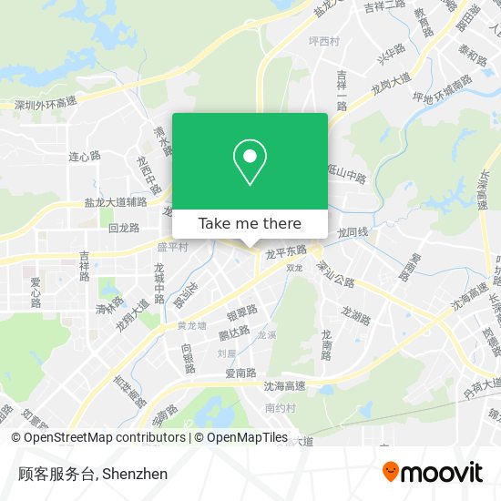 顾客服务台 map