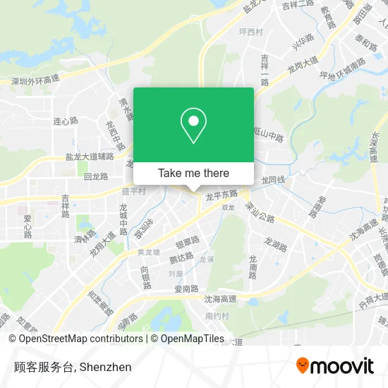 顾客服务台 map