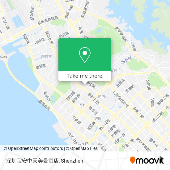 深圳宝安中天美景酒店 map