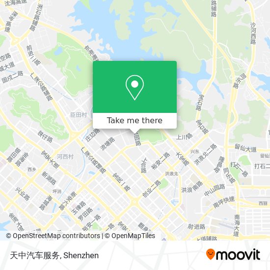 天中汽车服务 map
