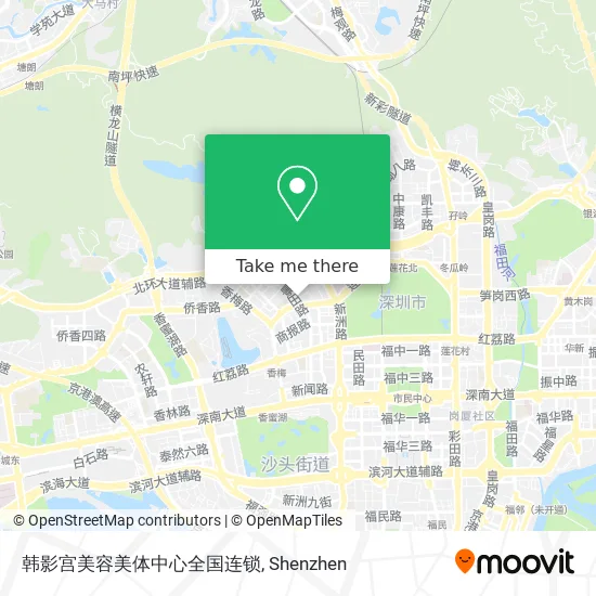 韩影宫美容美体中心全国连锁 map