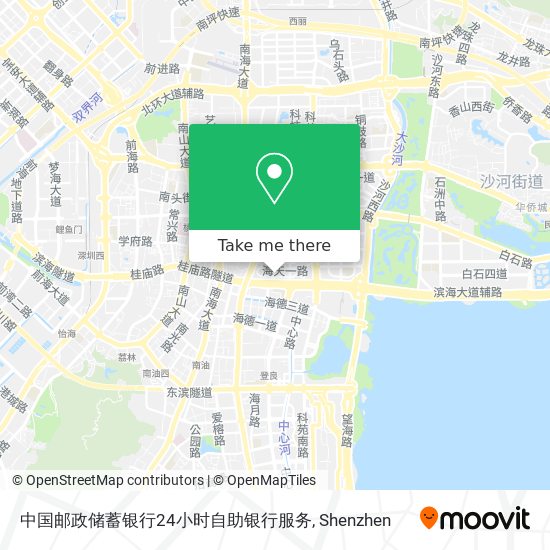 中国邮政储蓄银行24小时自助银行服务 map