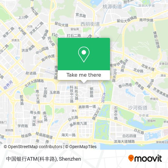 中国银行ATM(科丰路) map