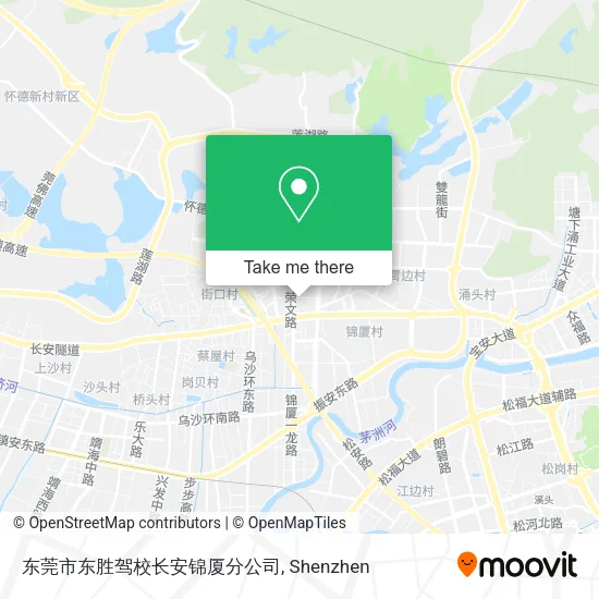 东莞市东胜驾校长安锦厦分公司 map