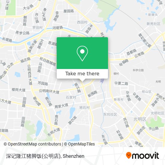 深记隆江猪脚饭(公明店) map