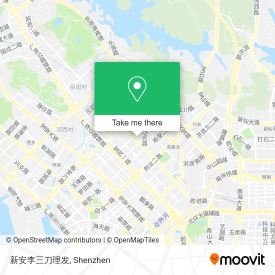 新安李三刀理发 map