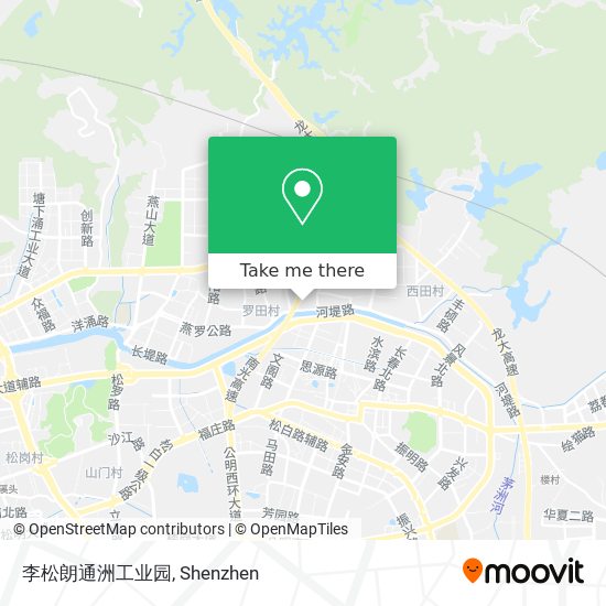 李松朗通洲工业园 map