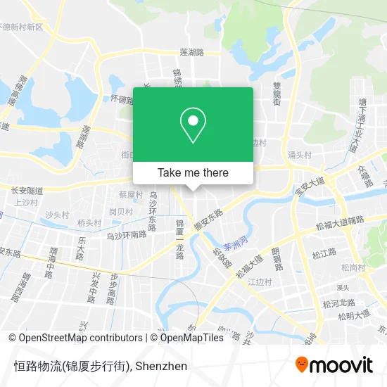 恒路物流(锦厦步行街) map