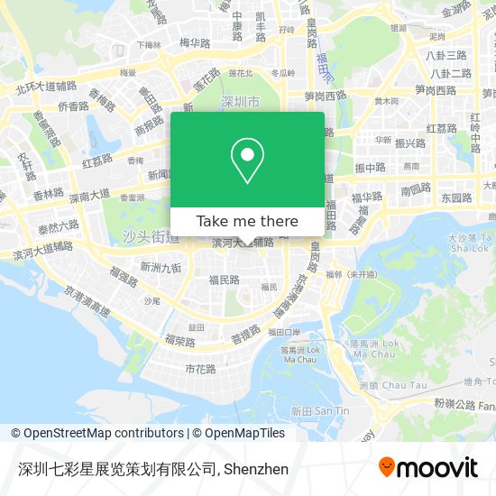 深圳七彩星展览策划有限公司 map
