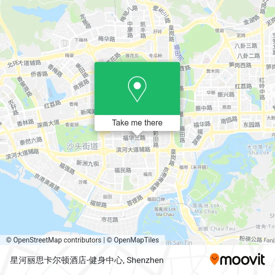 星河丽思卡尔顿酒店-健身中心 map