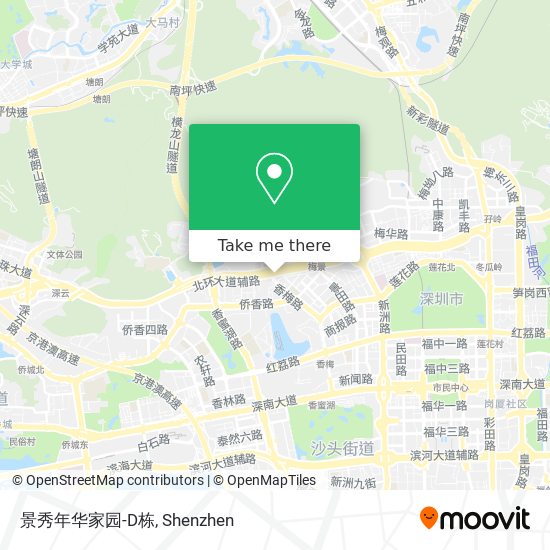 景秀年华家园-D栋 map