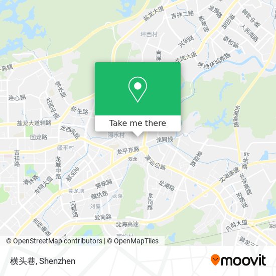 横头巷 map