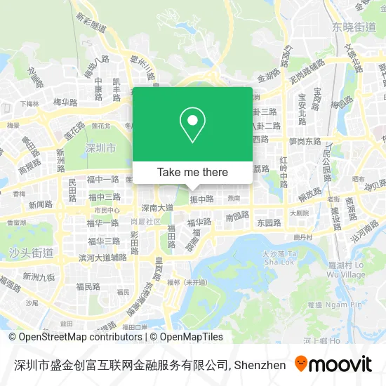 深圳市盛金创富互联网金融服务有限公司 map
