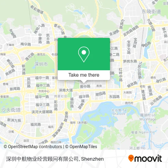 深圳中航物业经营顾问有限公司 map