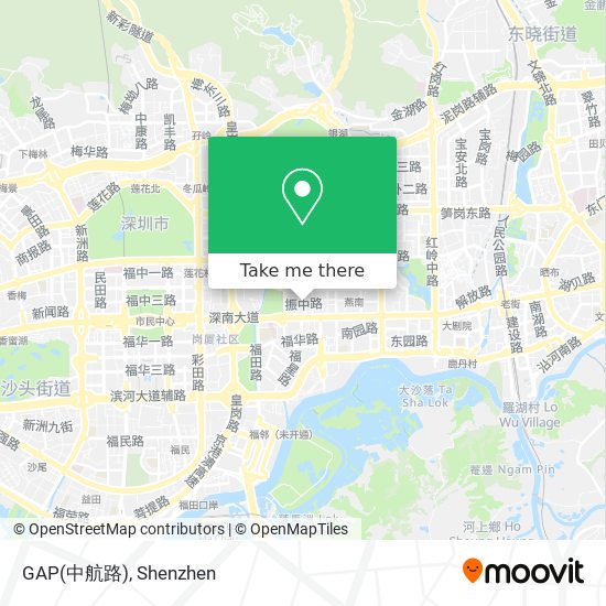 GAP(中航路) map