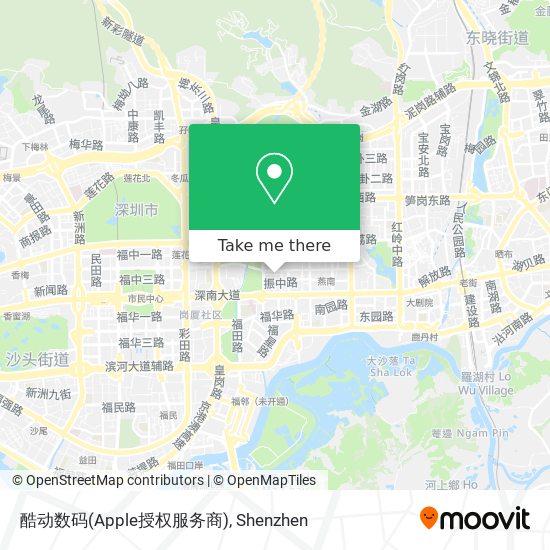 酷动数码(Apple授权服务商) map