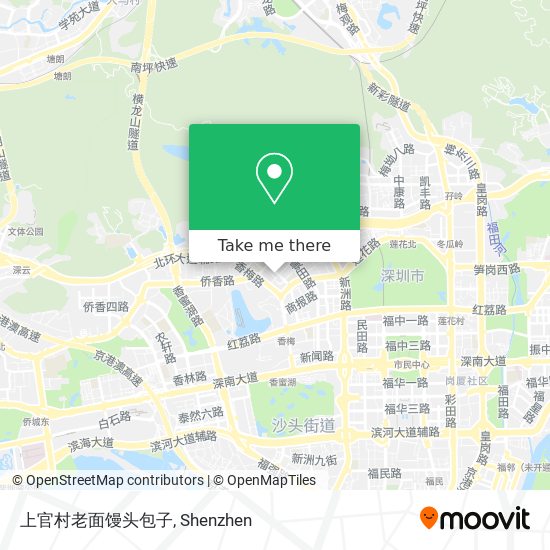 上官村老面馒头包子 map