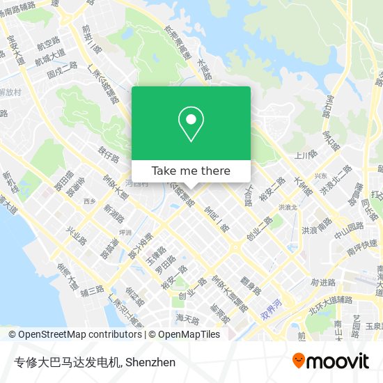 专修大巴马达发电机 map