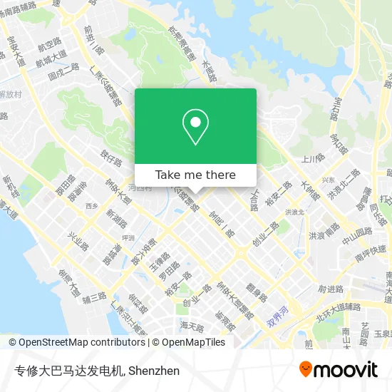专修大巴马达发电机 map