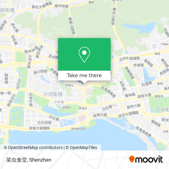 菜虫食堂 map