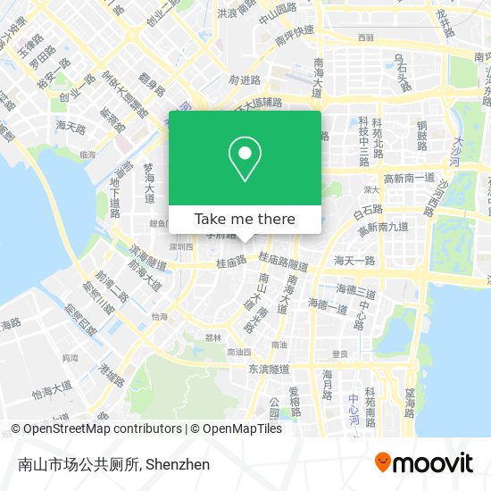 南山市场公共厕所 map