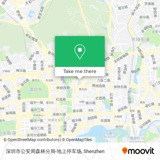 深圳市公安局森林分局-地上停车场 map