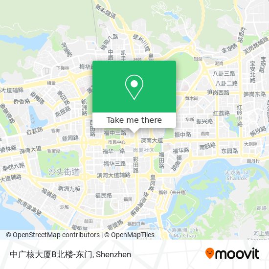 中广核大厦B北楼-东门 map