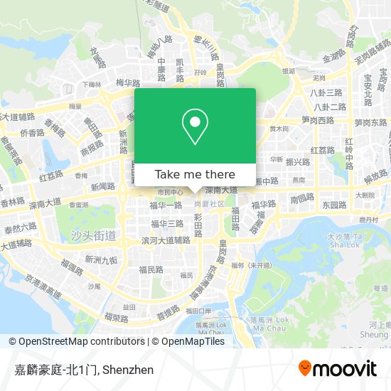 嘉麟豪庭-北1门 map