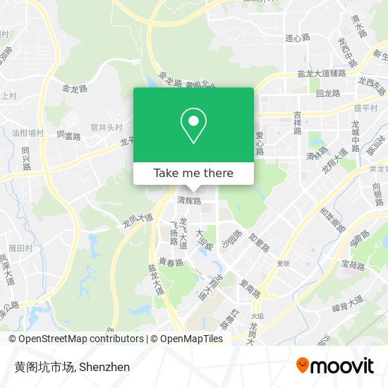 黄阁坑市场 map