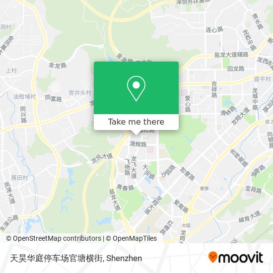 天昊华庭停车场官塘横街 map