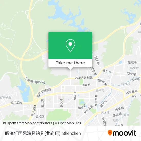 听渔轩国际渔具钓具(龙岗店) map