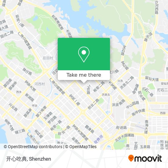 开心吃典 map