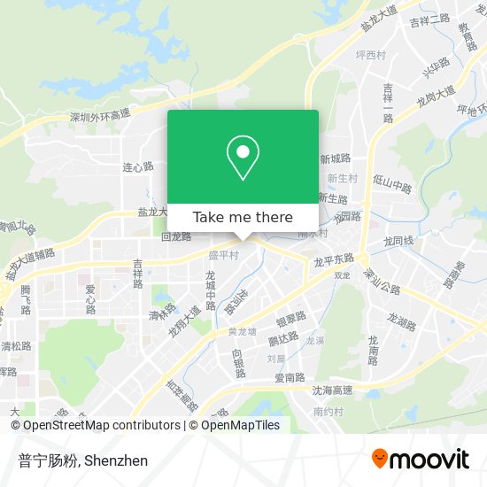 普宁肠粉 map