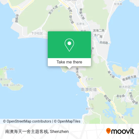 南澳海天一舍主题客栈 map