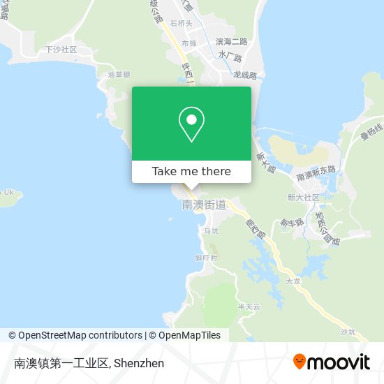 南澳镇第一工业区 map