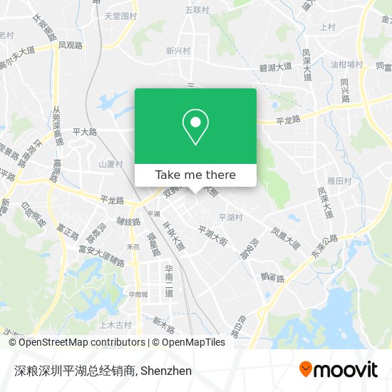 深粮深圳平湖总经销商 map