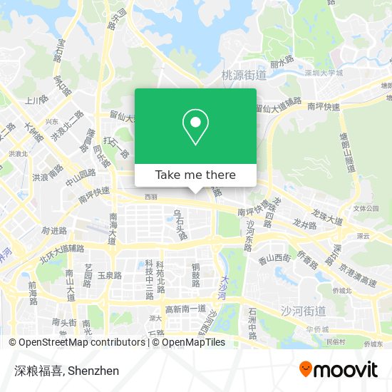 深粮福喜 map