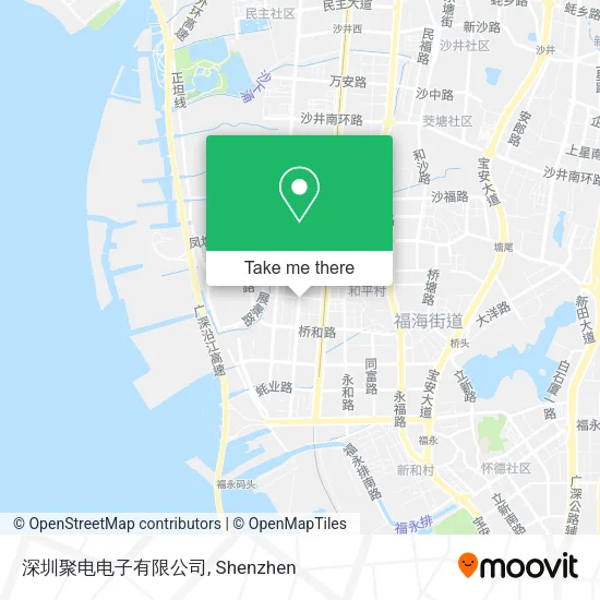 深圳聚电电子有限公司 map