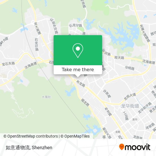 如意通物流 map