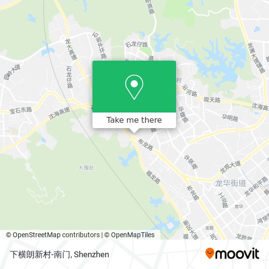 下横朗新村-南门 map