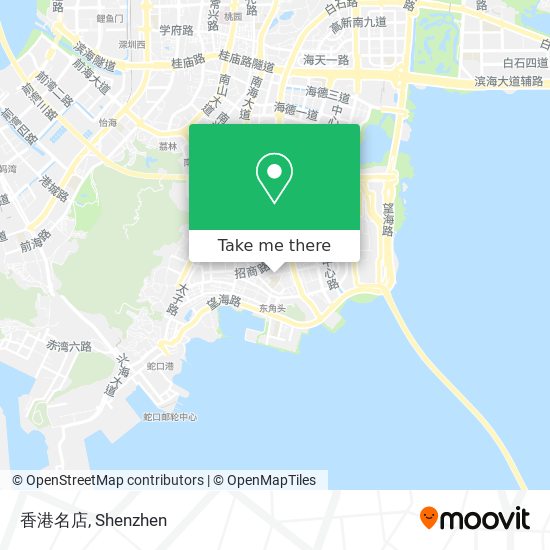 香港名店 map