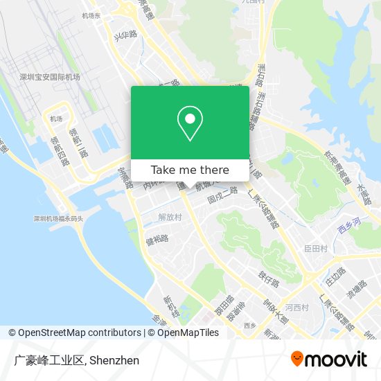 广豪峰工业区 map